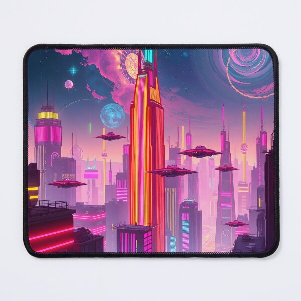 Item preview, Cosmic Cityscape 333 designed and sold by Roanemermaid.