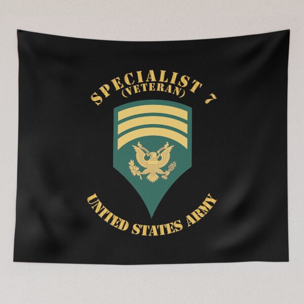 Item preview, Army - Enlisted - SPEC 7 - Specialist 7  - Std - Veteran X 300 designed and sold by Military Insignia Products.