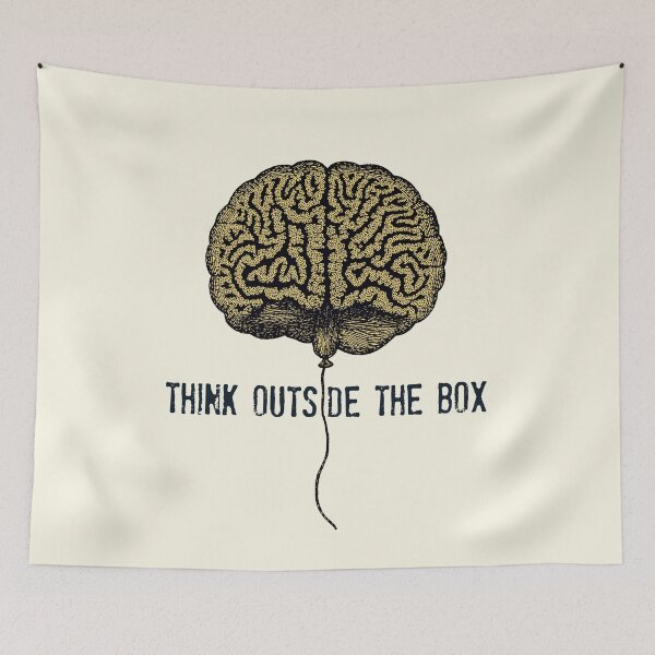 Item preview, Think outside the box designed and sold by EdvvinStudios.