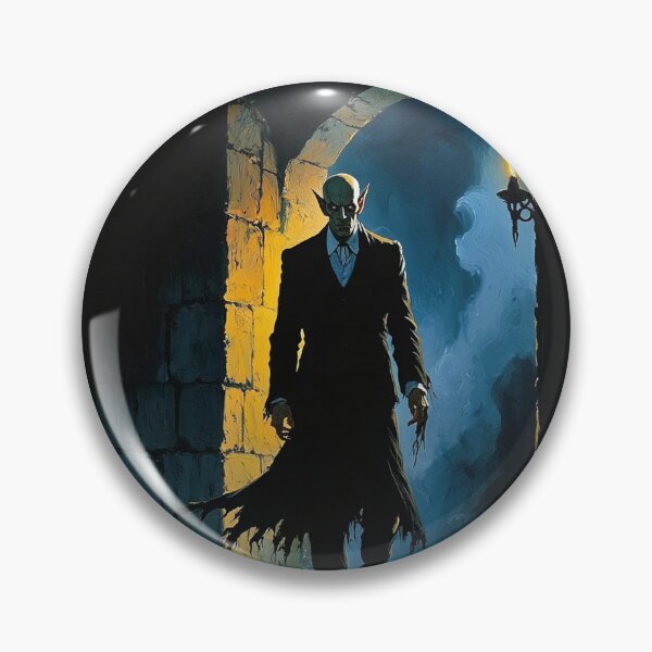 Item preview,  Nosferatu the Vampire vintage style halloween illustration designed and sold by Vintage Designs +.