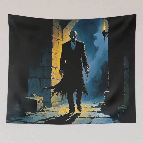Item preview,  Nosferatu the Vampire vintage style halloween illustration designed and sold by Vintage Designs +.