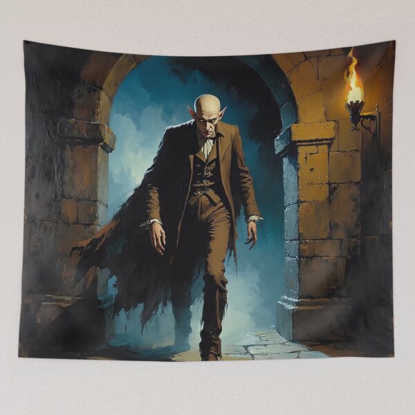 Item preview, Nosferatu the Vampire vintage style halloween illustration designed and sold by Vintage Designs +.
