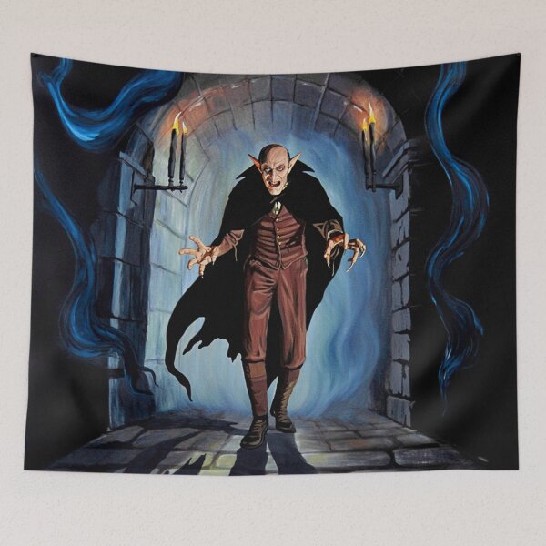 Item preview, Nosferatu the Vampire vintage style halloween illustration designed and sold by Vintage Designs +.