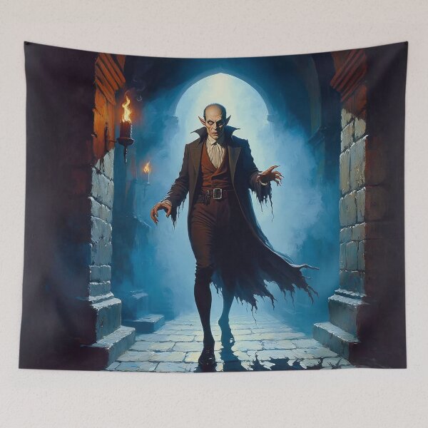 Item preview, Nosferatu the Vampire vintage style halloween illustration designed and sold by Vintage Designs +.