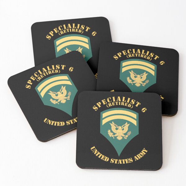 Item preview, Army - Enlisted - SPEC 6 - Specialist 6  - Std - Retired X 300 designed and sold by Military Insignia Products.