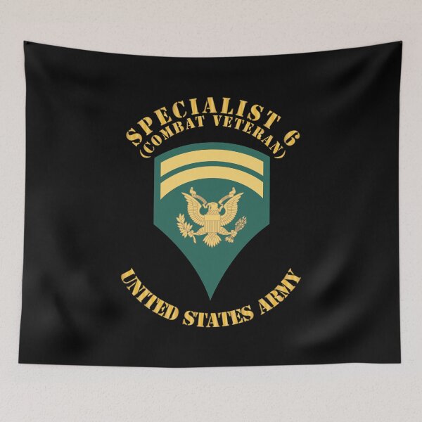 Item preview, Army - Enlisted - SPEC 6 - Specialist 6  - Std - Combat Veteran X 300 designed and sold by Military Insignia Products.