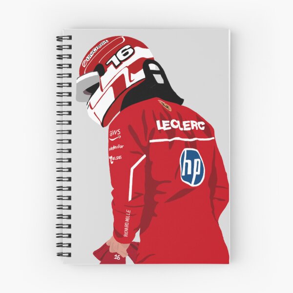 Item preview, Charles Leclerc from behind designed and sold by Paddock49.