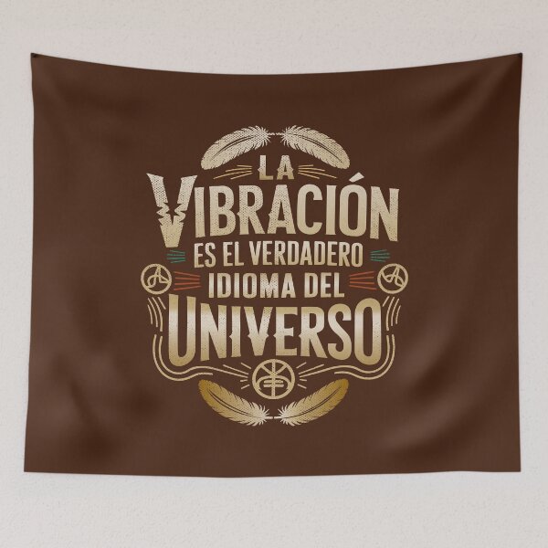Item preview, Vibration is the true language of the universe designed and sold by La Maga.