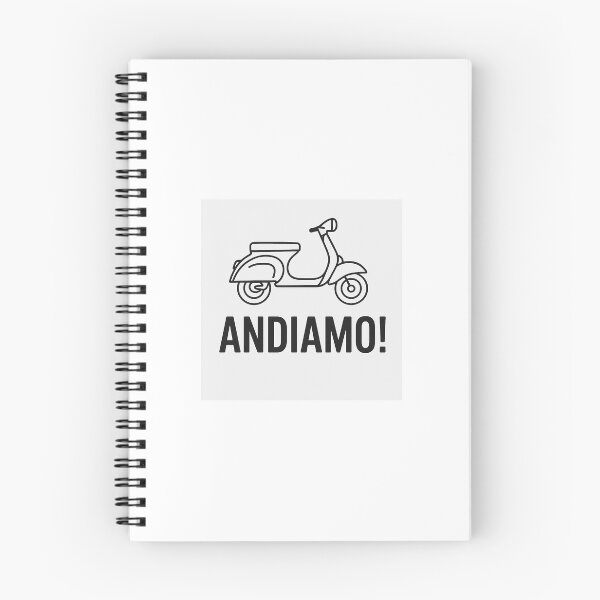 Item preview, Andiamo! – Minimalist Vespa Design (Black & White) designed and sold by CamonicaVisual.