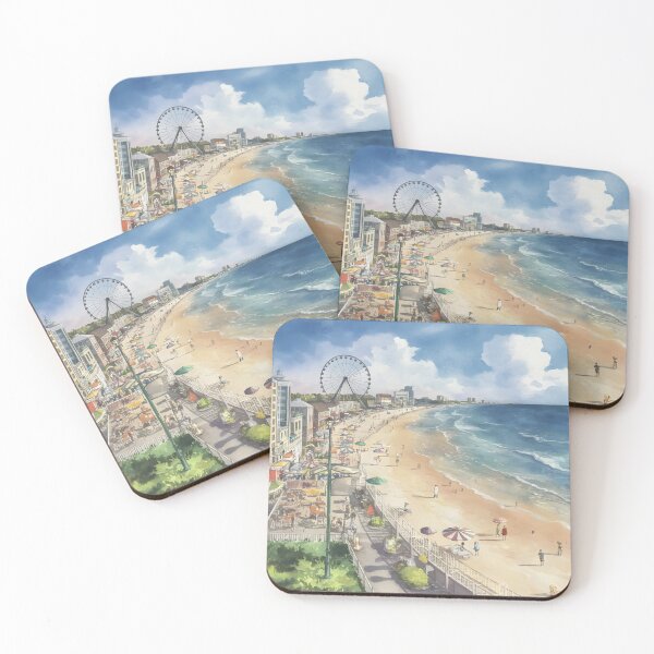 Item preview, Myrtle Beach, South Carolina: Golden Sands Coastline designed and sold by LSVart.