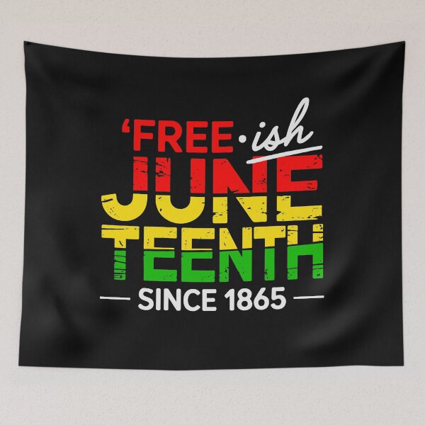 Item preview, Free ish Juneteenth 1865 Freedom Black History Women Men Kids designed and sold by clothesy7.
