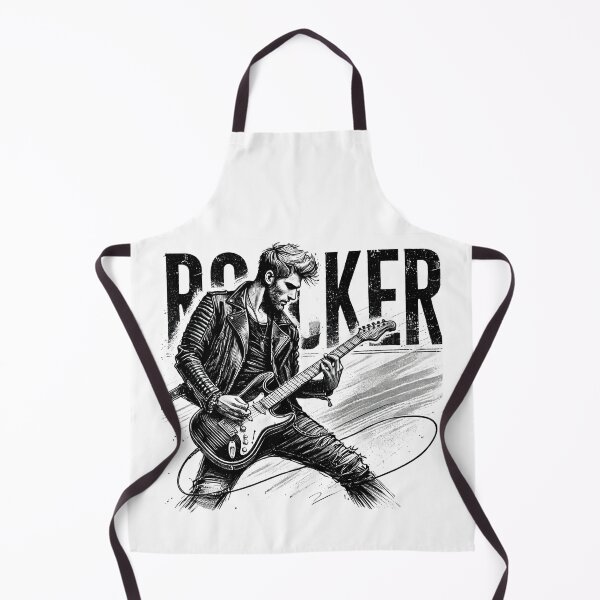 Item preview, A cool guy is rocking out on his electric guitar like a true rockstar. designed and sold by CHAMP639.