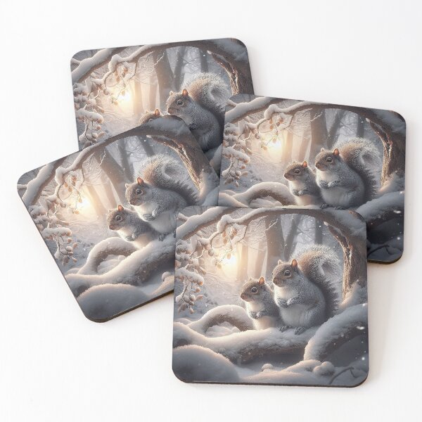 Item preview, Squirrels of the Winter Forest designed and sold by nikkolaus.