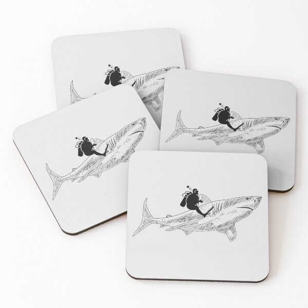 Item preview, Shark Riding designed and sold by AMERICANCHEEZ.