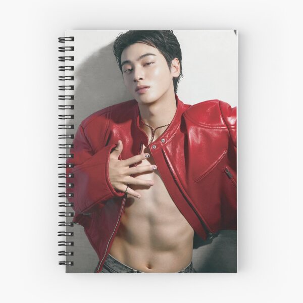 Item preview, Cha Eunwoo abs Astro W Korea magazine issue boyfriend material kpop ethereal designed and sold by Kpop-Noona.