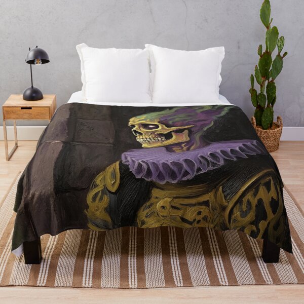 Item preview, The Flaming Knight fantasy horror haunted house portrait art designed and sold by Vintage Designs +.
