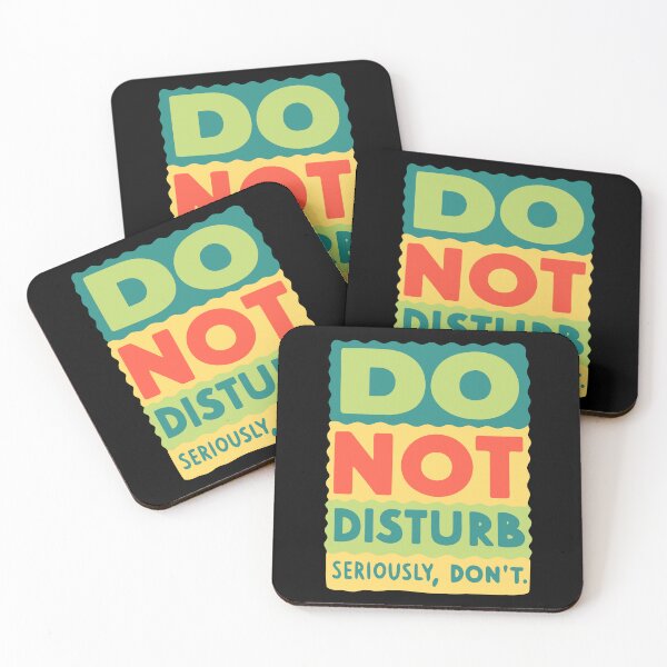 Item preview, Do not disturb, seriously, don't - funny quote for book lover designed and sold by ArtemMKV.
