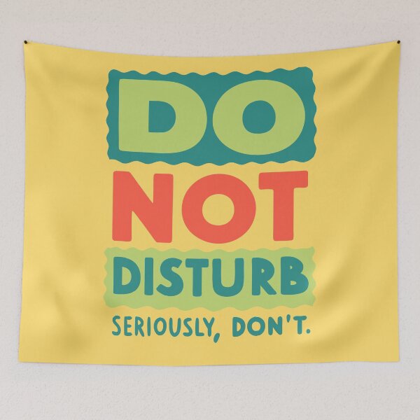 Item preview, Do not disturb, seriously, don't - funny quote for book lover designed and sold by ArtemMKV.