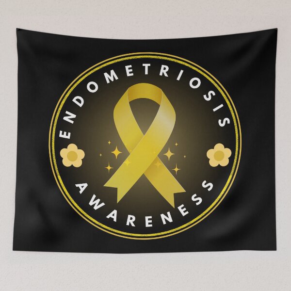 Item preview, Copy of Endometriosis awareness (white text) designed and sold by ClickATee Store .