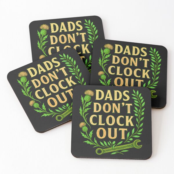 Item preview, Dads Don’t Clock Out: 24/7 Role Model, Full-Time Hero designed and sold by elynne9.