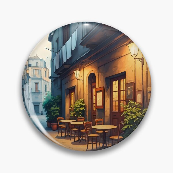 Item preview, Naples, Italy: Charming Old Town Café designed and sold by LSVart.