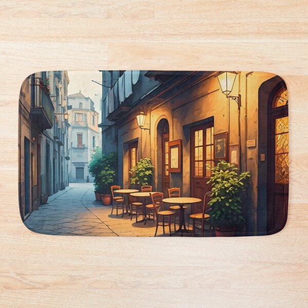 Item preview, Naples, Italy: Charming Old Town Café designed and sold by LSVart.