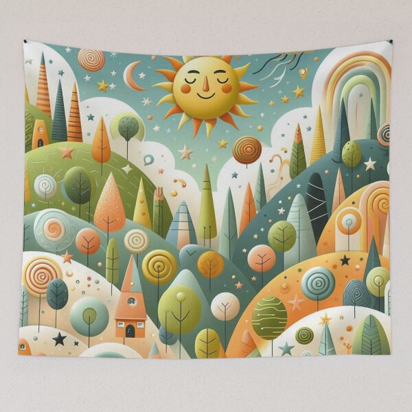 Item preview, Hand-Drawn Forests, Seamlessly Magical   designed and sold by Vanich-Panich.