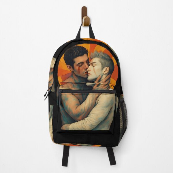 Item preview, LBTQ+ Gay men. Couple. Pride love art. designed and sold by Shoot-The-Moon.