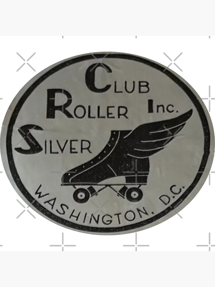 Silver Roller Club Inc Washington Roller Skating Rink Sticker