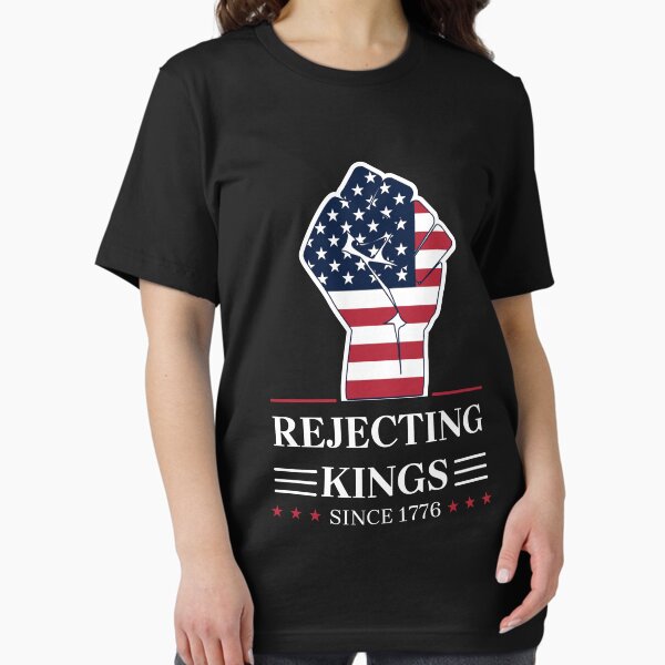 Artikel-Vorschau von Protestschild „Rejecting Kings Since 1776“, Anti-Trump-Protest, politischer Aktivist, designt und verkauft von Annietong.