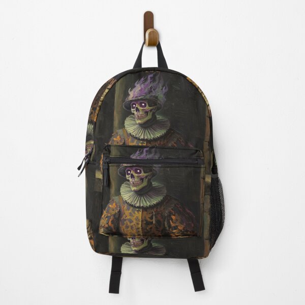 Item preview, The Flaming Knight fantasy horror haunted house portrait art designed and sold by Vintage Designs +.