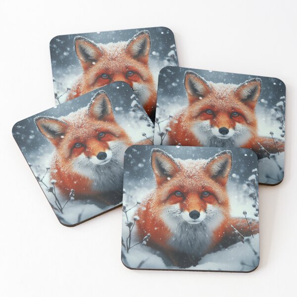 Item preview, The Idle Winter Fox designed and sold by nikkolaus.