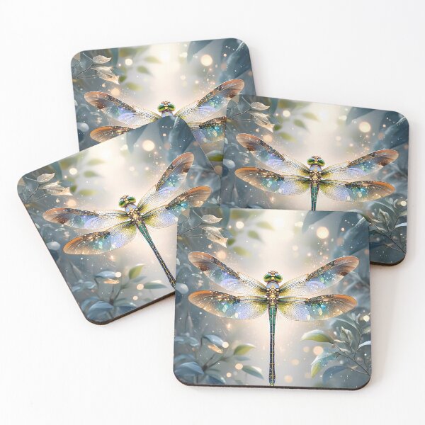 Item preview, Blue Dragonfly - Mystical Forest Glow Bug designed and sold by SolaoLab.