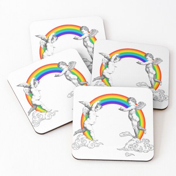 Item preview, Cherubs on a Rainbow Bridge designed and sold by katyako.