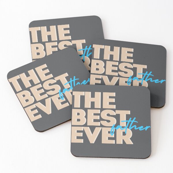 Item preview, The Best Father Ever Essential Minimalistic Classic T-Shirt Gift for Fathers Day designed and sold by SunflakeStudio.