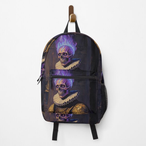 Item preview, The Flaming Knight fantasy horror haunted house portrait art designed and sold by Vintage Designs +.