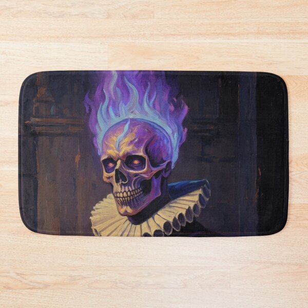 Item preview, The Flaming Knight fantasy horror haunted house portrait art designed and sold by Vintage Designs +.