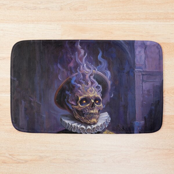 Item preview,  The Flaming Knight fantasy horror haunted house portrait art designed and sold by Vintage Designs +.