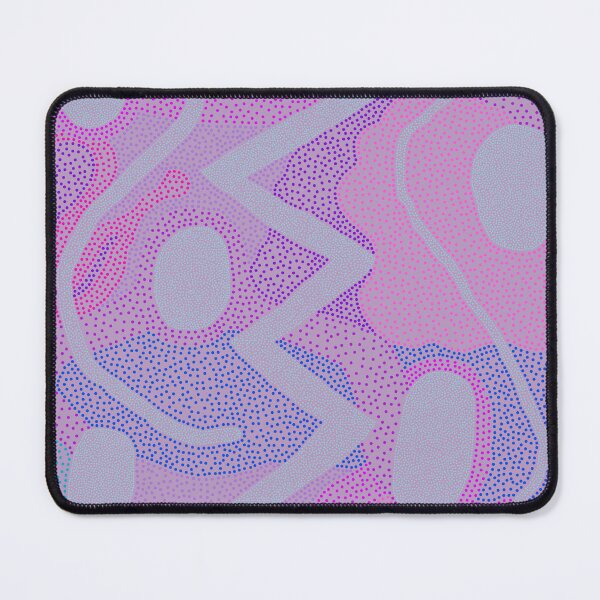 Item preview, Abstract Dots and Zigzagging Lines in Shades of Blue and Pink designed and sold by KaSaPo.