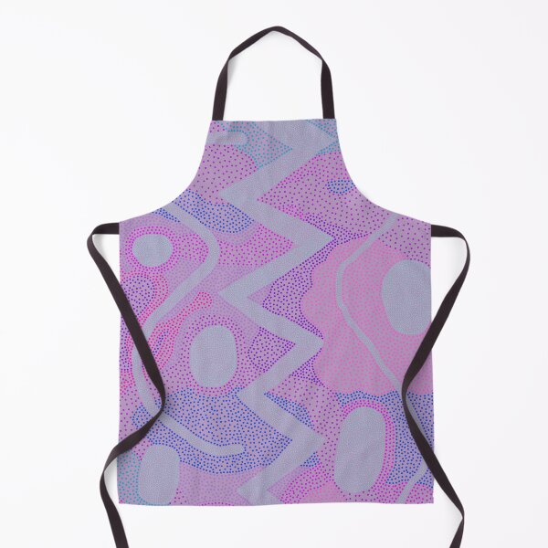 Item preview, Abstract Dots and Zigzagging Lines in Shades of Blue and Pink designed and sold by KaSaPo.