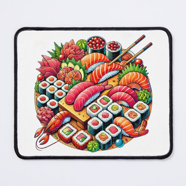 Item preview, An exquisite platter of premium sushi. designed and sold by CHAMP639.