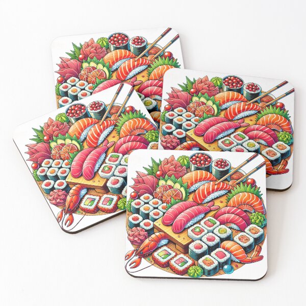 Item preview, An exquisite platter of premium sushi. designed and sold by CHAMP639.