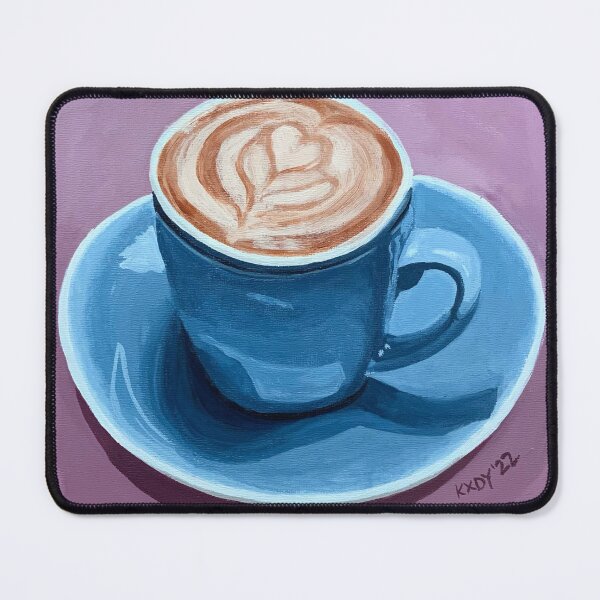 Item preview, Cozy Coffee Latte Art Painting designed and sold by KXDYart.