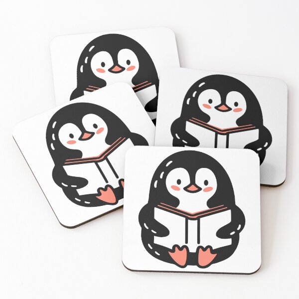 Item preview, Cute penguin reading a book designed and sold by ArtemMKV.