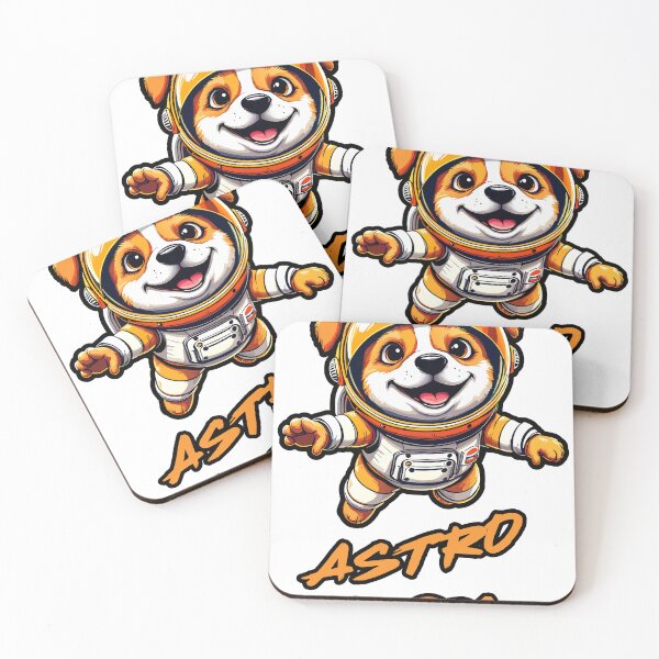 Item preview, Happy Astro Dog Explorer designed and sold by FiesterArt.
