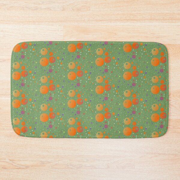 Item preview, Green orange color combination dot pattern | creative irregular polka dot designed and sold by lausn.