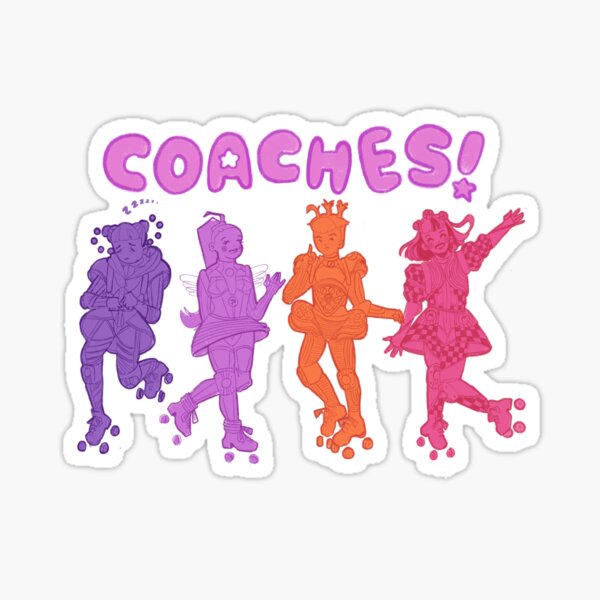 Item preview, Coaches!! (no background, with text ver.)  designed and sold by Kirsouped.