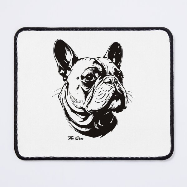 Item preview, The Boss French Bulldog Portrait designed and sold by FiesterArt.