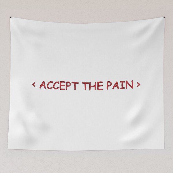 Item preview, accept the pain designed and sold by Positive Mindzet!.