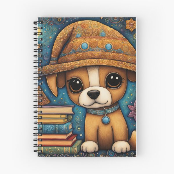 Item preview, Folk Art Puppy Apprentice Wizard designed and sold by Colin Bentham.